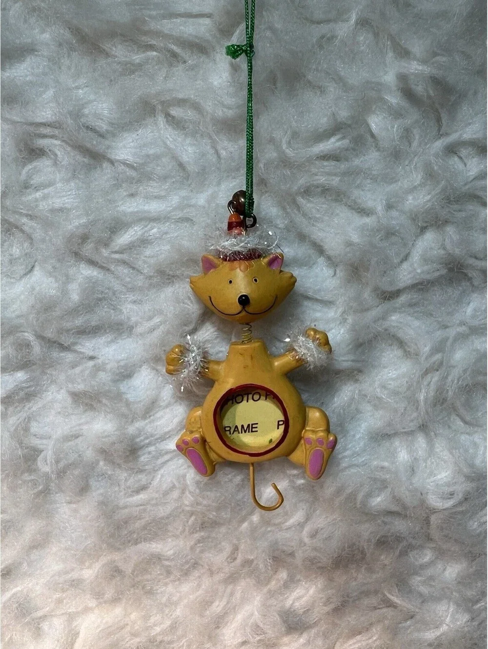 Cat Photo Frame Christmas Ornament